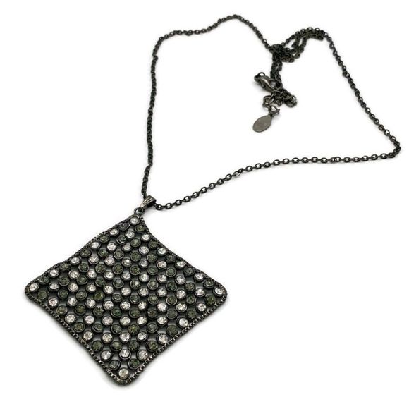 NWOT Ethel&Myrtle Mesh Pendant Necklace - Picture 1 of 14